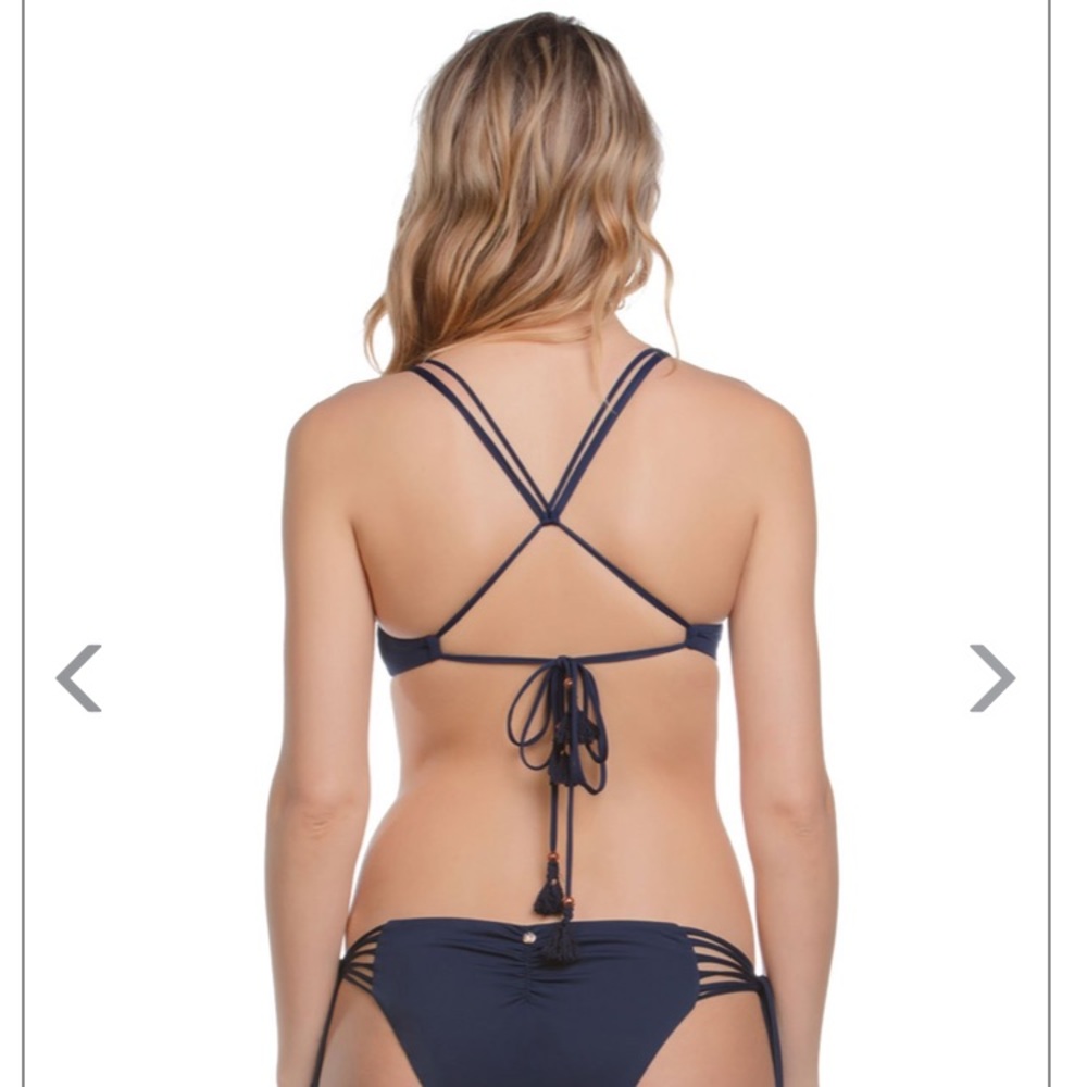 Ale By Alessandra Anja Crochet Bralette Bikini Top